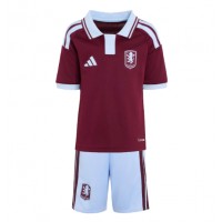 Dětský fotbalový dres Aston Villa Amadou Onana #24 2026-27 Domácí Krátký Rukáv (+ trenýrky)